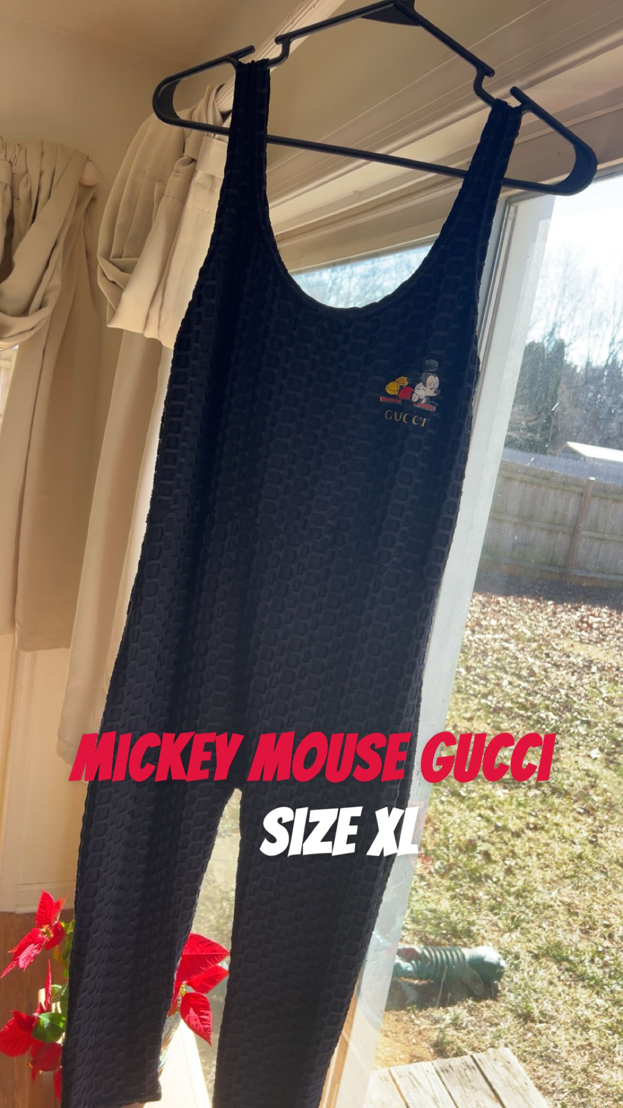 Gucci Mickey Mouse jumpsuit