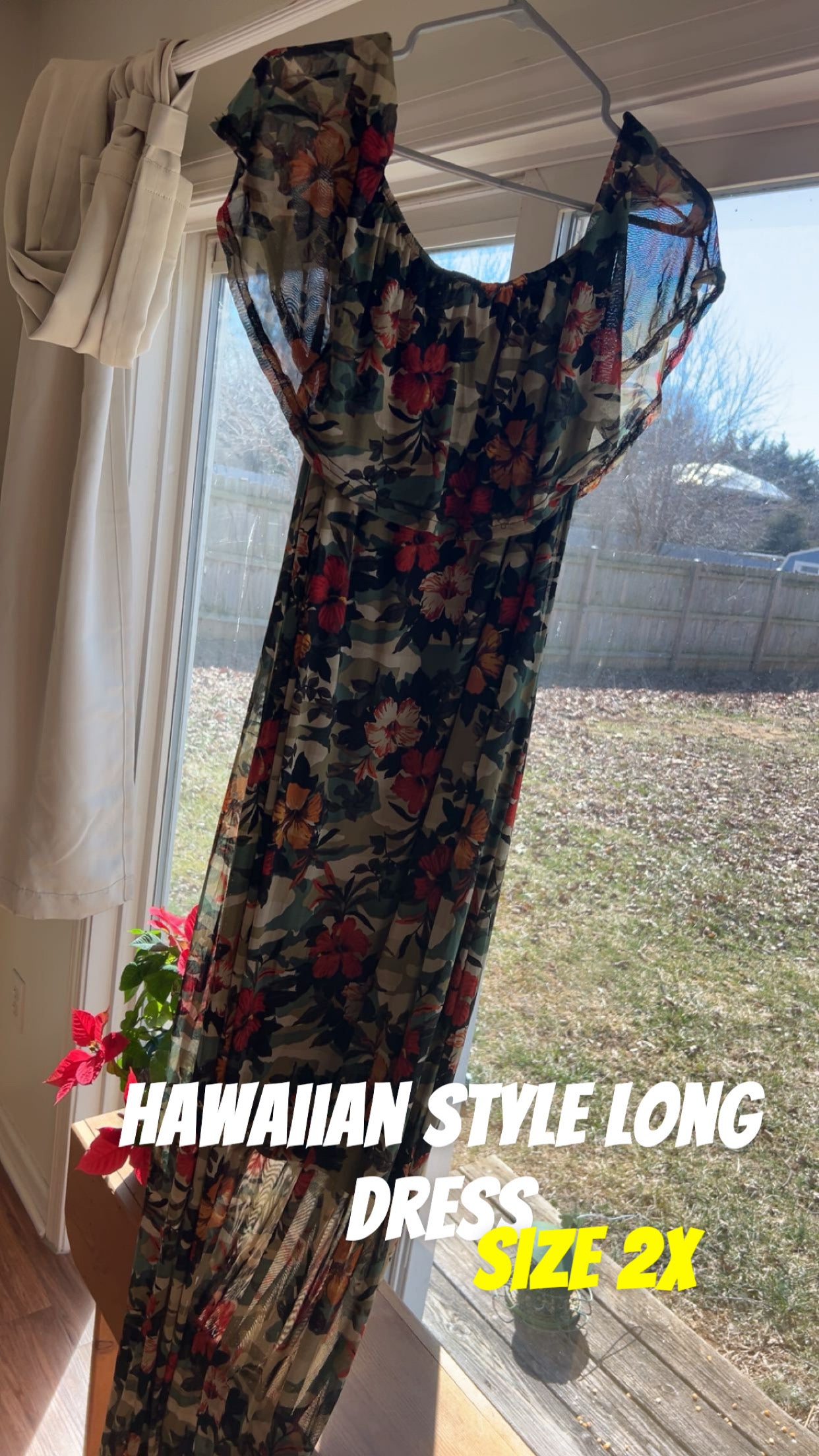 Hawaiian Maxi Dress